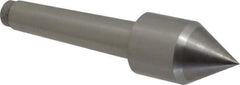 Riten - 1-1/4" Head Diam, Carbide-Tipped Steel Standard Point Solid Dead Center - B&S 7 Brown & Sharpe Taper, 1-1/4" Point Diam - Top Tool & Supply