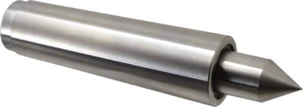 Concentric - MT5 Taper Shank, 3,750 Lb Capacity Live Center - 1,500 Max RPM, 1.075" Point Diam, 2" Point Len, 1,450 Lb Max Workpc, Standard Point - Top Tool & Supply