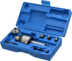 Interstate - 7 Point, 740 Lb Max Workpiece, 5-21/32" OAL, 1-5/16" Head Diam, Tool Steel, Live Center & Point Set - 2MT Taper, Interchangeable - Top Tool & Supply