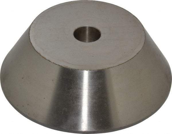 Concentric - 2.17 to 3-1/4" Point Diam, Hardened Tool Steel Lathe Bell Head Point - Compatible with Live Centers - Top Tool & Supply