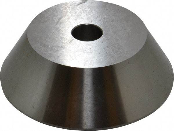 Concentric - 3.21 to 4.8" Point Diam, Hardened Tool Steel Lathe Bell Head Point - Compatible with Live Centers - Top Tool & Supply