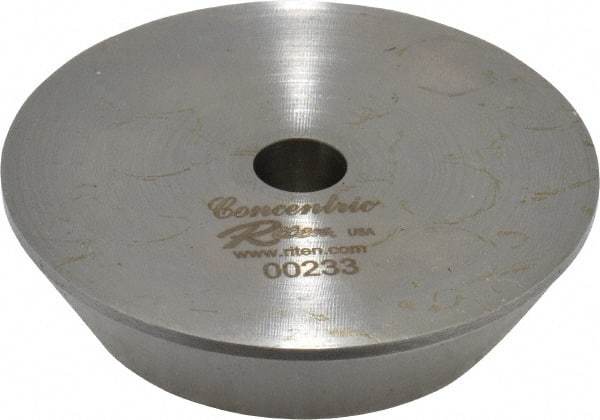 Concentric - 1-3/4 to 2.33" Point Diam, Hardened Tool Steel Lathe Bell Head Point - Compatible with Live Centers - Top Tool & Supply