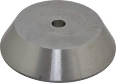 Concentric - 3.14 to 4.22" Point Diam, Hardened Tool Steel Lathe Bell Head Point - Compatible with Live Centers - Top Tool & Supply