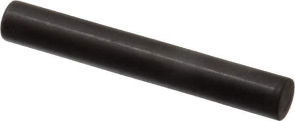 Holo-Krome - 10mm Diam x 70mm Pin Length Grade 8 Alloy Steel Standard Dowel Pin - Black Luster Finish, C 60 (Surface) & C 50-58 Hardness, 1 Beveled & 1 Rounded End - Top Tool & Supply