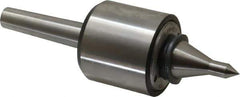 Riten - MT2 Taper Shank, 2-1/8" Head Diam 2,600 Lb Capacity Live Center - 6,000 Max RPM, 2" Head Length, 3/8" Point Diam, 2" Point Len, 310 Lb Max Workpc, 2" Tip Diam, Long Point - Top Tool & Supply