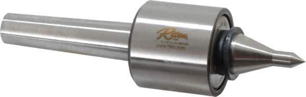 Riten - MT3 Taper Shank, 2-1/8" Head Diam 3,400 Lb Capacity Live Center - 6,000 Max RPM, 2" Head Length, 3/8" Point Diam, 2" Point Len, 310 Lb Max Workpc, 2" Tip Diam, Long Point - Top Tool & Supply