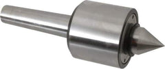 Riten - MT4 Taper Shank, 3-1/16" Head Diam 4,500 Lb Capacity Live Center - 4,000 Max RPM, 2-25/32" Head Length, 1-3/8" Point Diam, 1-13/16" Point Len, 2,100 Lb Max Workpc, Standard Point - Top Tool & Supply