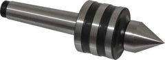 Interstate - MT2 Taper Shank, 1-39/64" Head Diam 756 Lb Capacity Live Center - 1-1/4" Head Length, 15/16" Point Diam, 1-11/32" Point Len, 260 Lb Max Workpc, 5-21/64" OAL, Standard Point - Top Tool & Supply