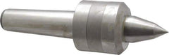 Value Collection - MT5 Taper Shank, 3.1" Head Diam Live Center - 2-3/4" Head Length, 1.575" Point Diam, 2-1/2" Point Len, 1,763 Lb Max Workpc, 10.6" OAL, Long Point - Top Tool & Supply