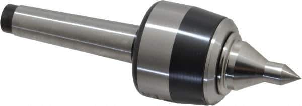 Royal Products - MT2 Taper Shank, 1-3/4" Head Diam 2,735 Lb Capacity Live Center - 6,000 Max RPM, 1.47" Head Length, 7/8" Point Diam, 1.35" Point Len, 375 Lb Max Workpc, 5-3/8" OAL, 3/8" Tip Diam, Long Point - Top Tool & Supply