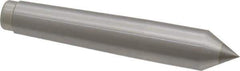 Royal Products - 0.7" Head Diam, Carbide-Tipped Steel Standard Point Solid Dead Center - 2MT Morse Taper, 0.7" Point Diam, 4-3/16" OAL - Top Tool & Supply