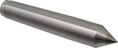 Royal Products - 0.938" Head Diam, Carbide-Tipped Steel Standard Point Solid Dead Center - 3MT Morse Taper, 0.938" Point Diam, 5-1/4" OAL - Top Tool & Supply