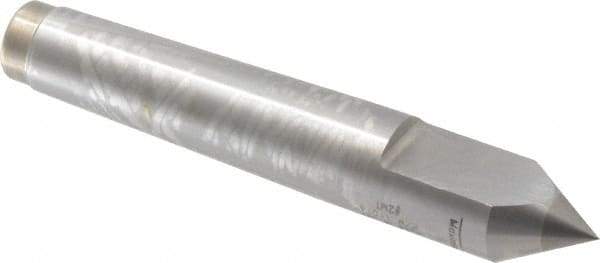 Royal Products - 0.7" Head Diam, Carbide-Tipped Steel Standard Point Half Dead Center - 2MT Morse Taper, 0.7" Point Diam, 4-3/16" OAL - Top Tool & Supply