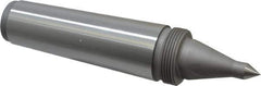 Royal Products - 1.748" Head Diam, Hardened Steel Long Point Solid Dead Center - 5MT Morse Taper, 1/2" Point Diam, 0.81" Point Length, 8-7/16" OAL - Top Tool & Supply