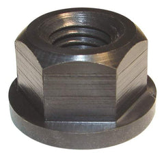 Morton Machine Works - 7/16-14, 1" Flange Diam, 9/16" High, 3/4" Across Flats, Flange Nut - Grade Nylatron GS Nylon, 5/32" Flange Height, TCMAI - Top Tool & Supply