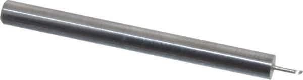 Accupro - 0.025" Min Bore Diam, 1/8" Max Bore Depth, 1/8 Shank Diam, Helical Boring Bar - Right Hand Cut, Solid Carbide, Bright Finish - Exact Industrial Supply