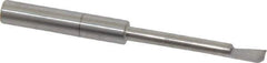 Accupro - 0.135" Min Bore Diam, 1" Max Bore Depth, 3/16 Shank Diam, Helical Boring Bar - Right Hand Cut, Solid Carbide, Bright Finish - Exact Industrial Supply