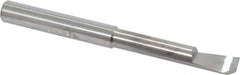 Accupro - 0.18" Min Bore Diam, 1" Max Bore Depth, 3/16 Shank Diam, Helical Boring Bar - Right Hand Cut, Solid Carbide, Bright Finish - Exact Industrial Supply