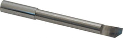 Accupro - 0.24" Min Bore Diam, 1-3/4" Max Bore Depth, 1/4 Shank Diam, Helical Boring Bar - Right Hand Cut, Solid Carbide, Bright Finish - Exact Industrial Supply