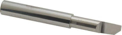 Accupro - 0.3" Min Bore Diam, 1" Max Bore Depth, 5/16 Shank Diam, Helical Boring Bar - Right Hand Cut, Solid Carbide, Bright Finish - Exact Industrial Supply