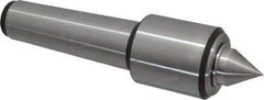 Royal Products - MT5 Taper Shank, 2.45" Head Diam 4,390 Lb Capacity Live Center - 5,000 Max RPM, 2.78" Head Length, 1-1/4" Point Diam, 1.47" Point Len, 2,240 Lb Max Workpc, 9-3/4" OAL, 1/2" Tip Diam, Standard Point - Top Tool & Supply