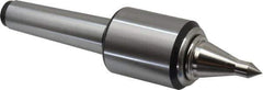 Royal Products - MT3 Taper Shank, 1.7" Head Diam 830 Lb Capacity Live Center - 12,000 Max RPM, 2.12" Head Length, 7/8" Point Diam, 1-3/4" Point Len, 180 Lb Max Workpc, 7-7/32" OAL, 3/8" Tip Diam, Long Point - Top Tool & Supply