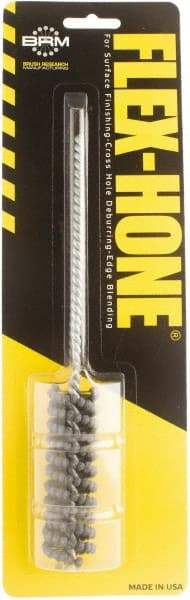 Brush Research Mfg. - 0.787" to 7/8" Bore Diam, 40 Grit, Aluminum Oxide Flexible Hone - Coarse, 8" OAL - Top Tool & Supply