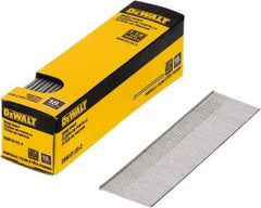 DeWALT - 18 Gauge 1-1/4" Long Brad Nails for Power Nailers - Steel, Bright Finish, Smooth Shank, Straight Stick Collation, Brad Head, Chisel Point - Top Tool & Supply