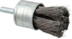 Osborn - 1" Brush Diam, Knotted, End Brush - 1/4" Diam Shank, 20,000 Max RPM - Top Tool & Supply