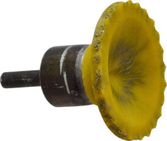 Osborn - 2" Brush Diam, Encapsulated, Flared End Brush - 1/4" Diam Shank, 20,000 Max RPM - Top Tool & Supply