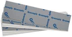 Gravotech - 10 Inch Long x 2 Inch High, Plastic Engraving Stock - Gray and White - Top Tool & Supply