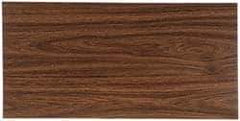 Gravotech - 24 Inch Long x 12 Inch High, Plastic Engraving Stock - Light Walnut and White - Top Tool & Supply