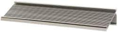 Gravotech - 8 Inch Long x 2 Inch High, Aluminum Desk Plate Holder - Silver - Top Tool & Supply