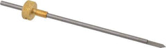 Gravotech - 1/8 Inch Shank Diameter, 0.02 Inch Tip Size, Carbide, Engraving Cutter - Use on Plastics - Top Tool & Supply