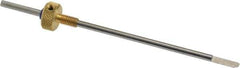 Gravotech - 1/8 Inch Shank Diameter, 0.09 Inch Tip Size, Carbide, Engraving Cutter - Use on Plastics - Top Tool & Supply