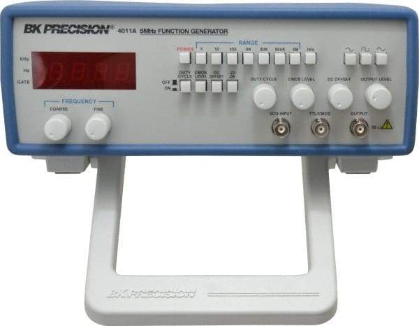 B&K Precision - 20 dB, 50 Ohm, 5 MHz Sine Wave, LED Display Function Generator - 10 ppm Wave Accuracy, 20 dB Amplitude, 5 MHz Max Wave Form, Includes Instruction Manual, Line Cord, Output Cable with BNC to Alligator Clips - Top Tool & Supply