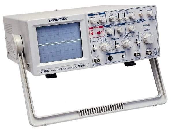 B&K Precision - 40 MHz, 2 Channel, Portable Oscilloscope - CRT Display - Top Tool & Supply