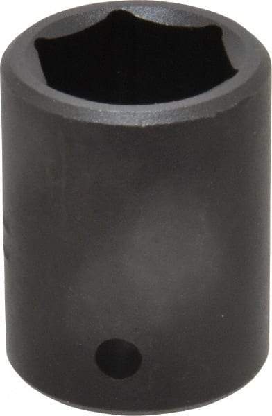 Blackhawk by Proto - 1/2" Drive 7/8" Standard Impact Socket - 6 Points, 1-5/8" OAL - Top Tool & Supply