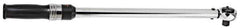 Blackhawk by Proto - 1/2" Drive Micrometer Type Ratchet Head Torque Wrench - 25 Ft/Lb to 250 Ft/Lb Torque, 20-13/16" OAL, 1.4 N/m Graduation - Top Tool & Supply