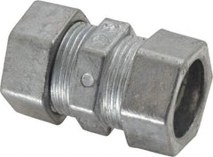 Thomas & Betts - 1/2" Trade, Die Cast Zinc Compression EMT Conduit Coupling - Noninsulated - Top Tool & Supply