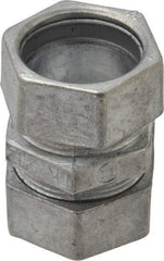 Thomas & Betts - 3/4" Trade, Die Cast Zinc Compression EMT Conduit Coupling - Noninsulated - Top Tool & Supply