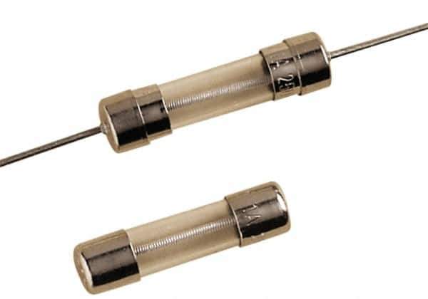 Ferraz Shawmut - 125 VAC, 5 Amp, Time Delay Miniature Glass Fuse - Surface Mount Mount, 20mm OAL, 10 kA Rating, 5mm Diam - Top Tool & Supply