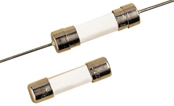 Ferraz Shawmut - 250 VAC, 0.32 Amp, Time Delay Miniature Ceramic Fuse - Clip Mount, 20mm OAL, 5mm Diam - Top Tool & Supply