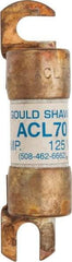 Ferraz Shawmut - 70 Amp General Purpose Round Forklift & Truck Fuse - 125VAC, 125VDC, 3.49" Long x 0.75" Wide, Bussman ACL70, Ferraz Shawmut ACL70 - Top Tool & Supply