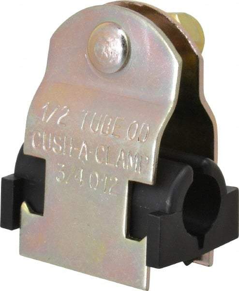 ZSI - 1/2" Pipe, Tube Clamp with Cushion - Dichromate - Top Tool & Supply