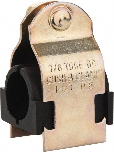 ZSI - 7/8" Pipe, Tube Clamp with Cushion - Dichromate - Top Tool & Supply