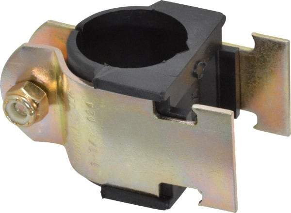 ZSI - 1-1/4" Pipe, Tube Clamp with Cushion - Dichromate - Top Tool & Supply