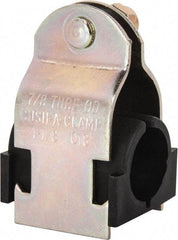 ZSI - 1/2" Pipe," Pipe Clamp with Cushion - Dichromate - Top Tool & Supply