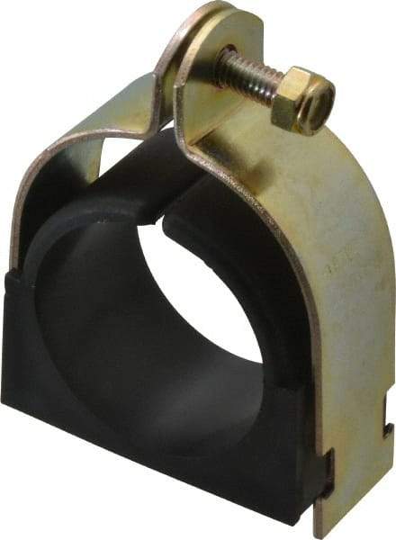 ZSI - 2" Pipe," Pipe Clamp with Cushion - Dichromate - Top Tool & Supply