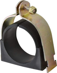 ZSI - 2-1/2" Pipe," Pipe Clamp with Cushion - Dichromate - Top Tool & Supply